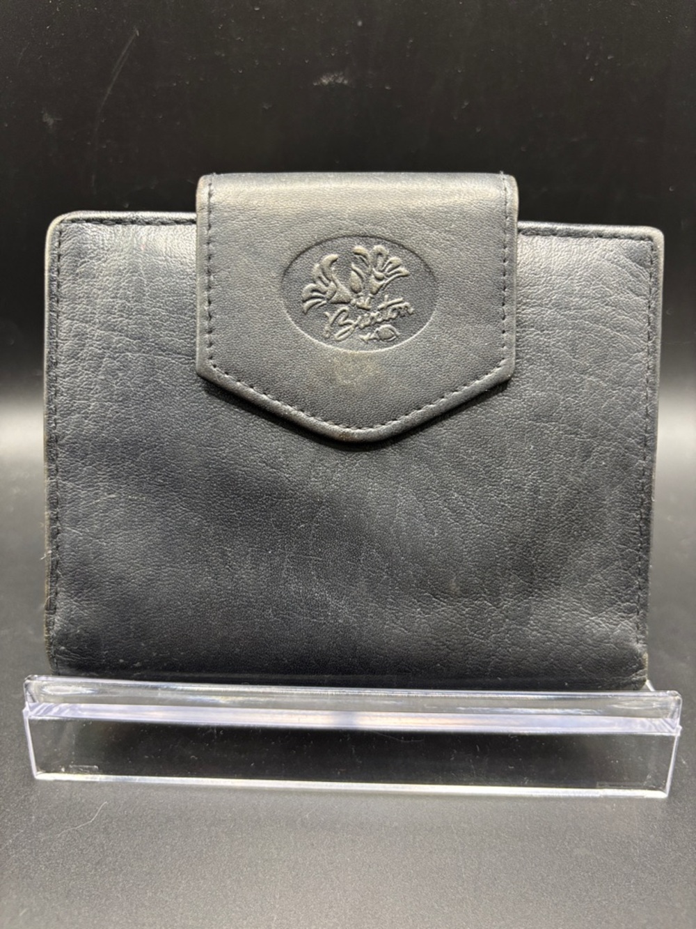 Buxton Black Leather Wallet